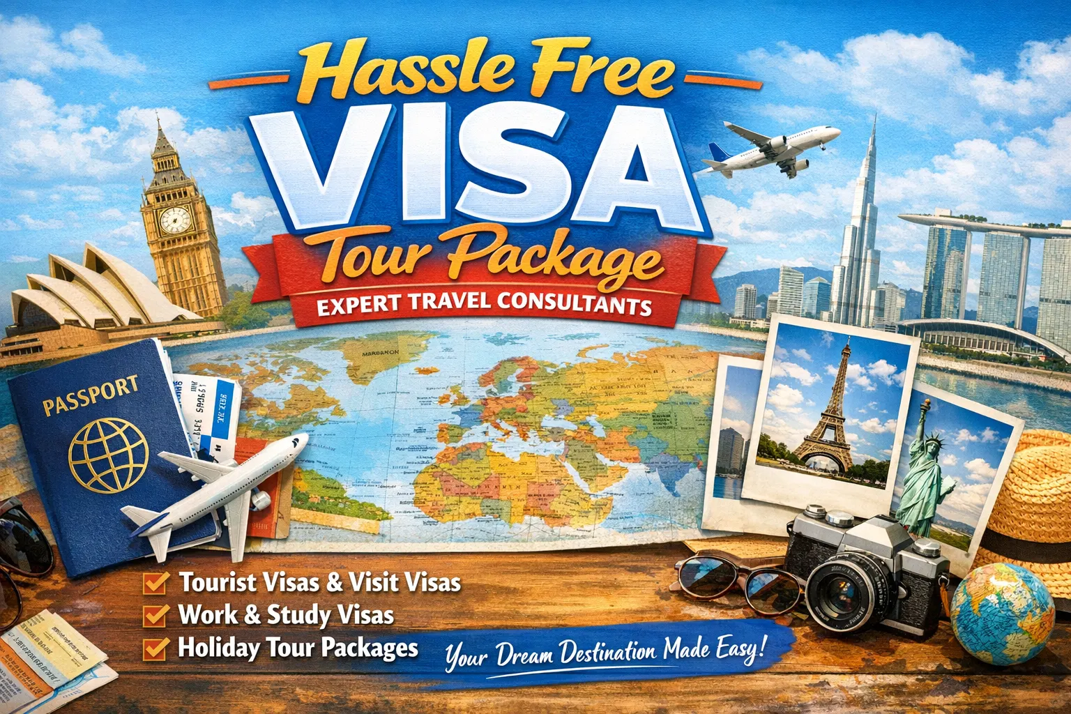 Hassle-Free Visa & Tour Package