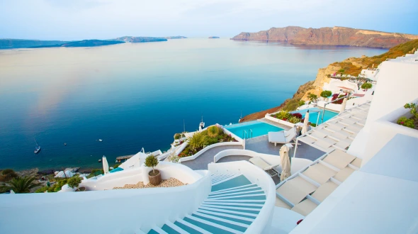 Europe tour packages from Mumbai ( Santorini )