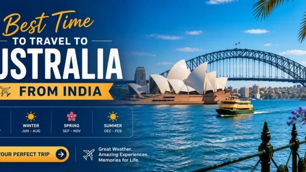 best time to travel to Australia from India